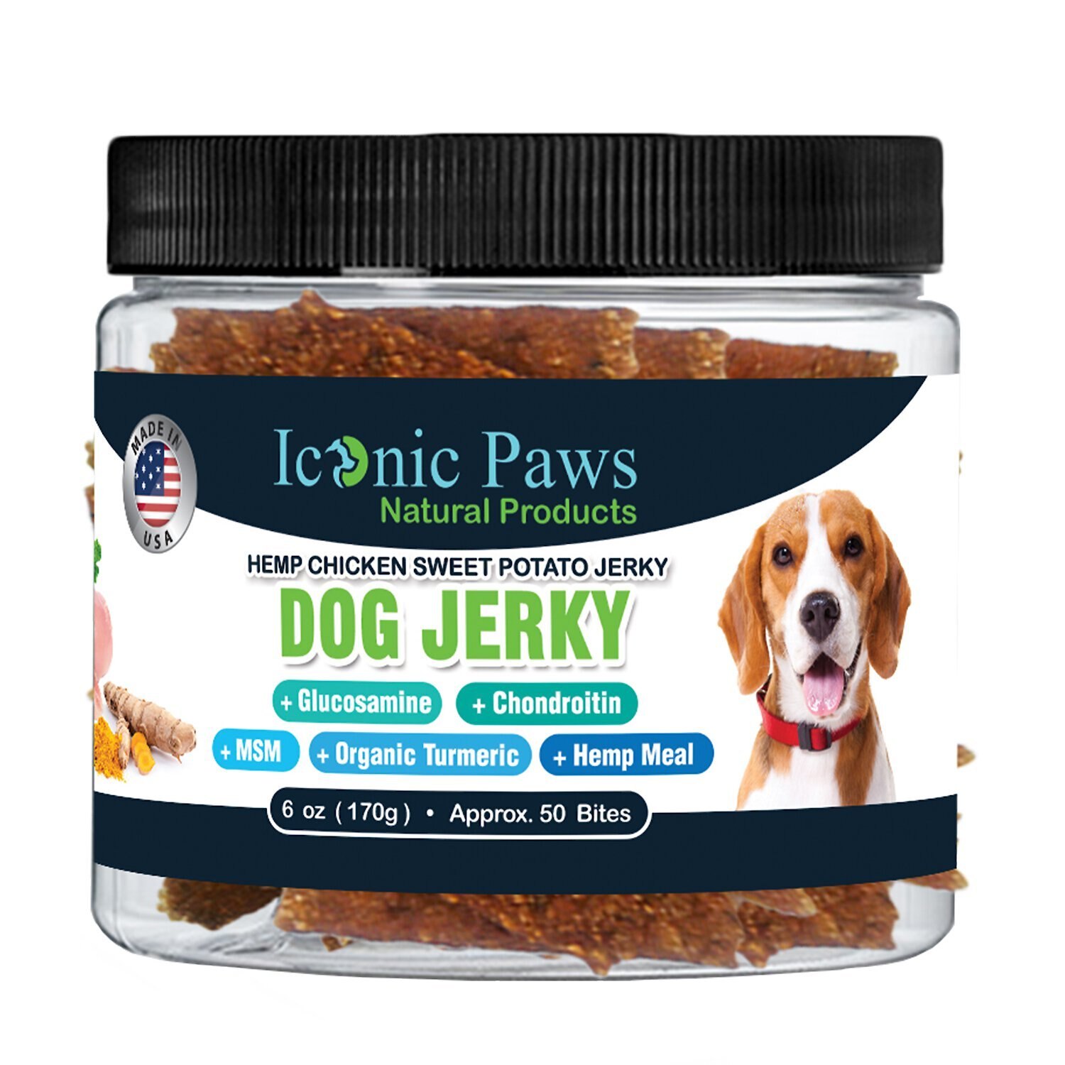 ICONIC PAWS Hemp, Chicken, & Sweet Potato Jerky Dog Treats Customer