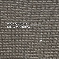 Best Pet Supplies Catify Hanging Log & Mat Cat Scratcher, Gray slide 2 of 5