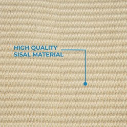 Best Pet Supplies Catify Hanging Log & Mat Cat Scratcher, Cream slide 2 of 4