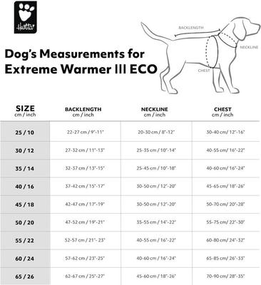 Show full view: Hurtta Extreme Warmer III ECO Dog & Cat Snowsuit, Raven, 16-in slide 2 of 3