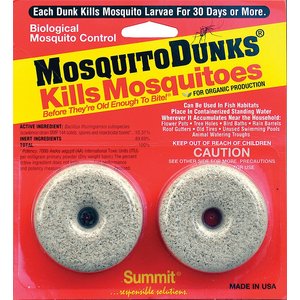 Summit Mosquito Dunks Larvae Control Tablets, 2 count