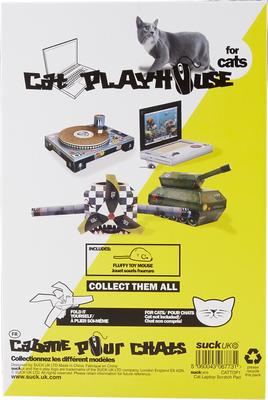 Show full view: Suck UK Cat Playhouse Laptop Scratch Pad slide 8 of 10