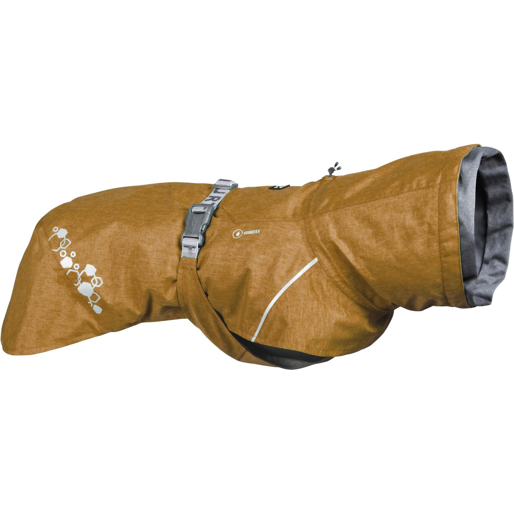 Hurtta Monsoon II Dog Raincoat, Desert, 9-in