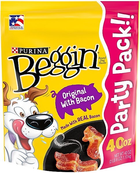 Purina Beggin' Strips Bacon Flavored Dog Treats Dog Treats, 40-oz pouch slide 1 of 10