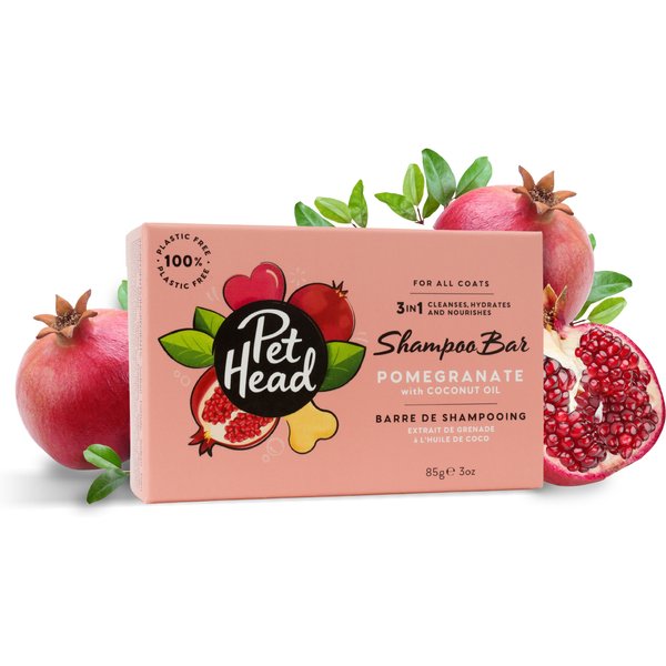 Pet Head Pomegranate Dog Shampoo Bar, 3-oz bar