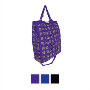 Derby Originals Four Sided Slow Feed Horse Hay Bag, Purple