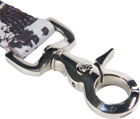 Show full view: HOOEY Nomad Ployester Standard Dog Leash, 6-ft long, Just Cow slide 3 of 6