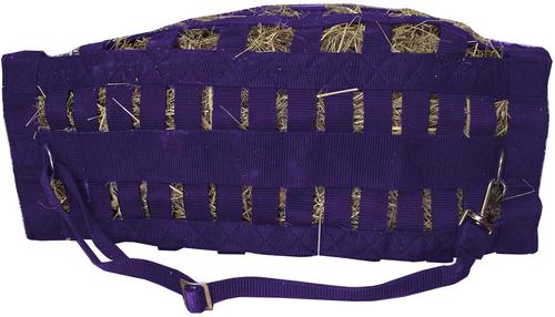 Show full view: Derby Originals Supreme Four Sided Slow Feed Horse Hay Bag, Purple slide 3 of 6