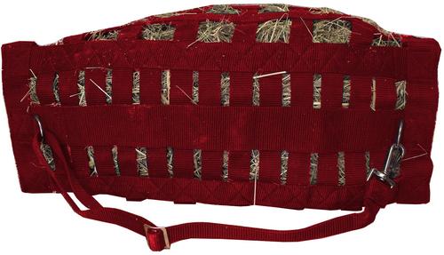 Show full view: Derby Originals Supreme Four Sided Slow Feed Horse Hay Bag, Red slide 3 of 6