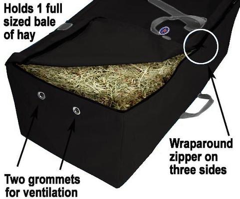 Show full view: Derby Originals Extra Large Hay Bale Cover, Black slide 2 of 4