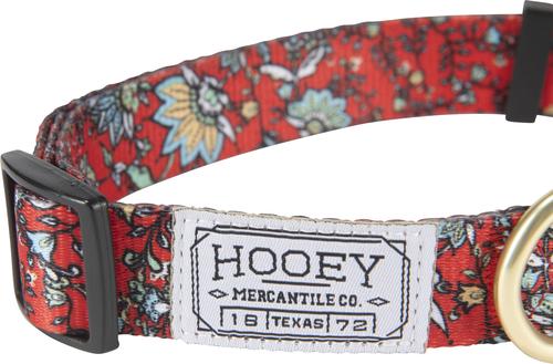 Show full view: HOOEY Nomad Ployester Standard Dog Collar, Western Floral, Large: 18 to 26-in neck, 1-in wide slide 2 of 7