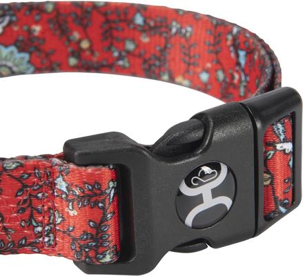 Show full view: HOOEY Nomad Ployester Standard Dog Collar, Western Floral, Large: 18 to 26-in neck, 1-in wide slide 3 of 7