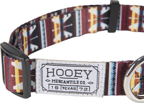 Show full view: HOOEY Nomad Ployester Standard Dog Collar, Totem, Large: 18 to 26-in neck, 1-in wide slide 2 of 7