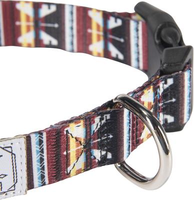 Show full view: HOOEY Nomad Ployester Standard Dog Collar, Totem, Large: 18 to 26-in neck, 1-in wide slide 4 of 7