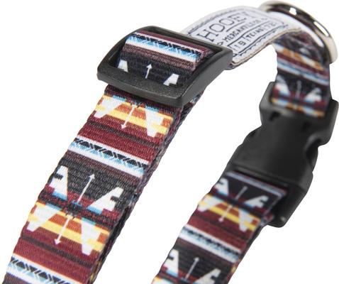 Show full view: HOOEY Nomad Ployester Standard Dog Collar, Totem, Large: 18 to 26-in neck, 1-in wide slide 5 of 7