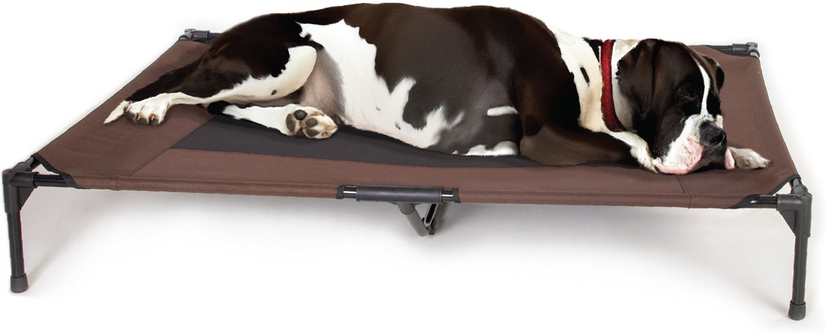 K H Pet Products Original Pet Cot Elevated Dog Bed Gray Medium