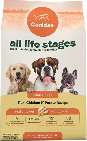 CANIDAE All Life Stages Grain-Free Real Chicken & Potato Recipe Dry Dog Food