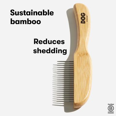 Show full view: DOG By Dr Lisa Bamboo Dog Comb Grooming Tool slide 4 of 5