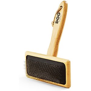 DOG By Dr Lisa Bamboo Dog Slicker Brush Grooming Tool, Large
