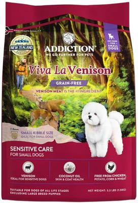 ADDICTION Viva La Venison Adult Grain-Free Dry Dog Food, 3.3-lb