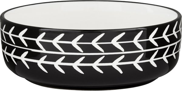 Signature Housewares Black Arrow Non-Skid Ceramic Dog & Cat Bowl, 1-cup slide 1 of 6