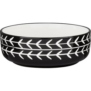 FRISCO Chevron Design Glass Bowl with Silicone Sleeve, Medium: 4