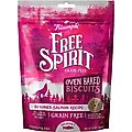Triumph Free Spirit Grain-Free Deboned Salmon Recipe Oven-Baked Biscuit Dog Treats, 12-oz bag