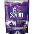 Triumph Free Spirit Grain-Free Peanut Butter & Molasses Recipe Oven-Baked Biscuit Dog Treats, 12-oz bag