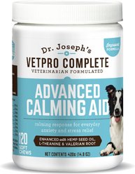 Dr. Joseph's VetPro Complete Beef Flavored Advanced Soft Chew Calming Supplement for Dogs, 120 count slide 1 of 7