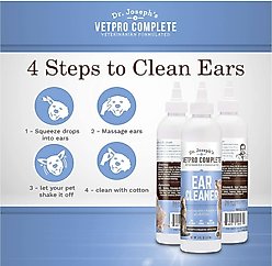 Dr. Joseph's VetPro Complete Advanced Ear Cleaner for Dogs & Cats, 8-oz slide 2 of 9