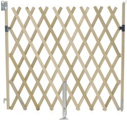 GMI Keepsafe Wooden Expanding Pet Gate, 3-ft wide slide 1 of 8