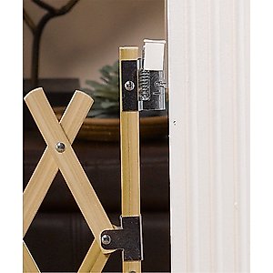 GMI Keepsafe Wooden Expanding Pet Gate, 5-ft wide