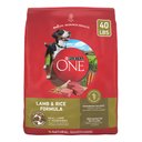 Purina ONE Natural SmartBlend Lamb & Rice Formula Dry Dog Food, 40-lb bag