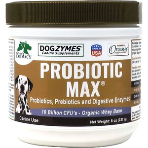 Nature's Farmacy Dogzymes Probiotic Max Dog Supplement, 8-oz jar
