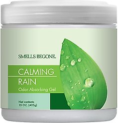 Smells Begone Calming Rain Odor Absorbing Solid Gel, 15-oz jar