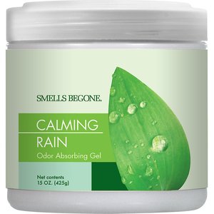 Smells Begone Calming Rain Odor Absorbing Solid Gel, 15-oz jar