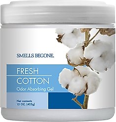 Smells Begone Fresh Cotton Odor Absorbing Solid Gel, 15-oz jar