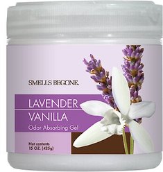 Smells Begone Lavender Vanilla Odor Absorbing Solid Gel, 15-oz jar