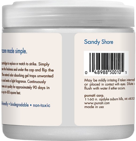 SMELLS BEGONE Sandy Shore Odor Absorbing Solid Gel, 15-oz jar 