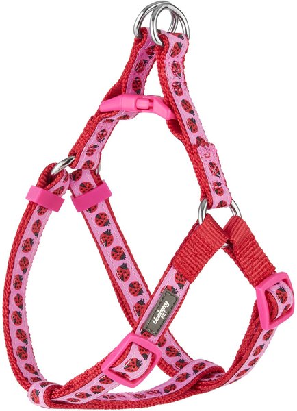 Blueberry Pet Spring Prints Nylon Step In Back Clip Dog Harness, Ladybug, Small: 16.5 to 21.5-in chest slide 1 of 8