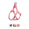 Blueberry Pet Floral Prints Neoprene Step In Back Clip Dog Harness, Floral Rose Baby Pink, Small: 16.5 to 21.5-in chest