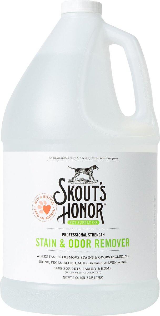 SKOUT'S HONOR Professional Strength Stain & Odor Remover, 1gal