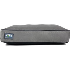 Better World Pets Orthopedic Pillow Dog Bed with Removable Cover, Midnight Grey, Small