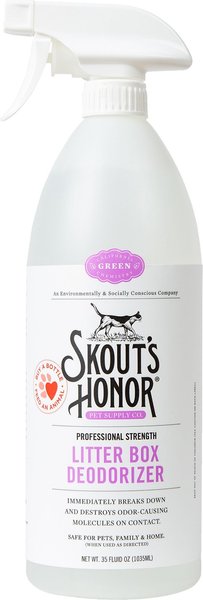Skout's Honor Professional Strength Litter Box Deodorizer, 35-oz bottle slide 1 of 9