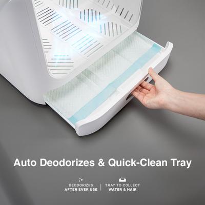 Show full view: INSTACHEW Cleanbreeze Smart Dog & Cat Dryer, White, 60-L slide 4 of 5