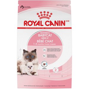 Royal Canin Feline Health Nutrition Chicken Mother & Baby Dry Cat Food, 12-oz bag