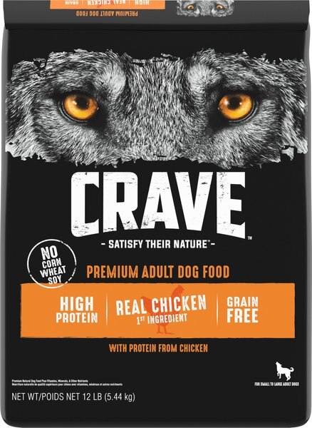 crave 22 lb dog food