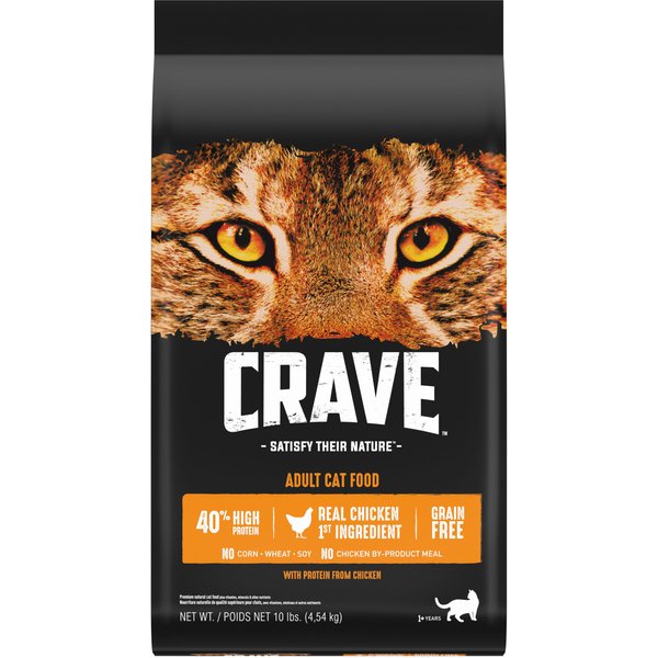 CRAVE with Protein from Chicken Adult Grain Free Dry Cat Food