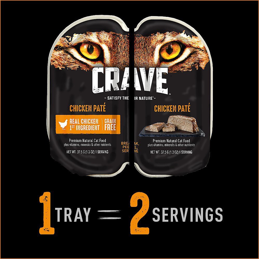 crave wet cat food chicken pate