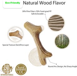 EYS Tough Durable Wooden Antler Dog Chew Toy, Small slide 2 of 3